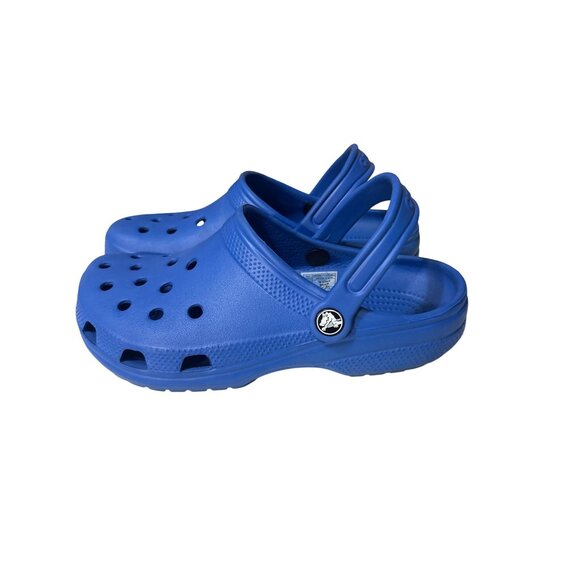 Crocs Womens Classic Clog Blue Slip-On Sandals Size 8 Lightweight Comfort Shoes - Picture 1 of 8